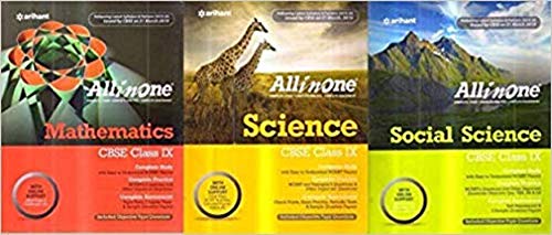 CBSE All In One Mathematics, Science & Sociel Science Class 9 Cbse Board 2020 (Paperback, ARIHANT)
