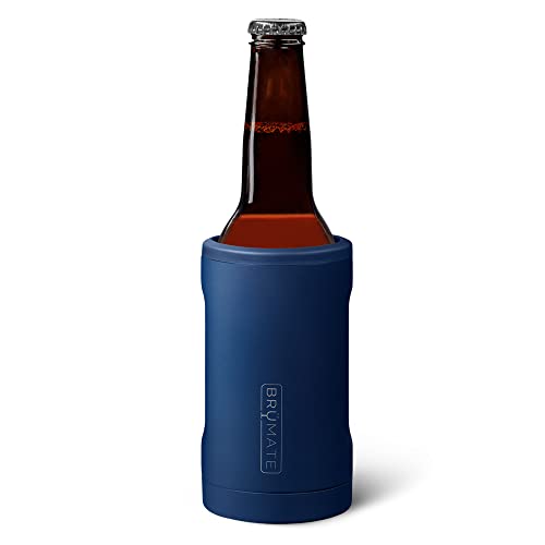 BrÃ¼Mate Hopsulator BOTT'L Double-walled Stainless Steel Insulated Bottle Cooler for 12 Oz Bottles (Matte Navy)