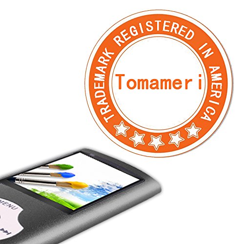 Tomameri - Portable MP3 / MP4 Player with Rhombic Button, Including a Micro SD Card and Support Up to 64GB, Compact Music, Video Player, Photo Viewer Supported - Black