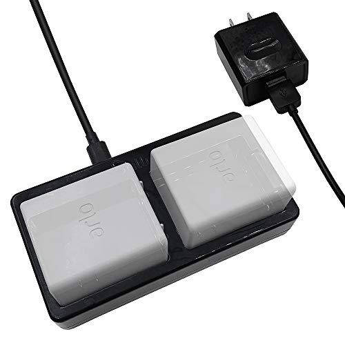 Book Cover Battery Charger Station for Arlo Pro 3 & Arlo Ultra 4k(Black) - Arlo Pro 3 Charging Station Charger - Arlo Ultra 4K Battery Only - Battery Security Camera Charger for Arlo Ultra - VMA5400C - by Sully
