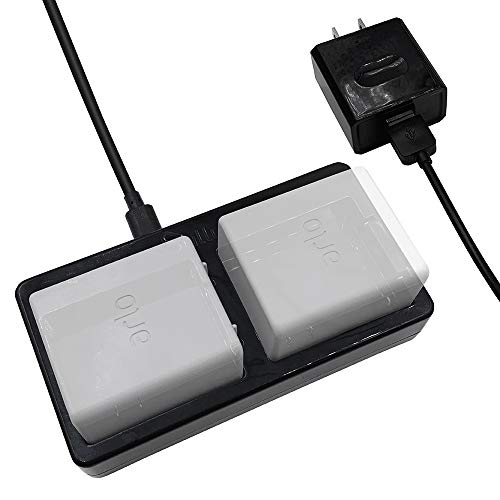 Battery Charger Station for Arlo Pro 3 & Arlo Ultra 4k(Black) - Arlo Pro 3 Charging Station Charger - Arlo Ultra 4K Battery Only - Battery Security Camera Charger for Arlo Ultra - VMA5400C - by Sully