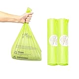 PetFusion Portable Cat Litter Disposal (Locking Handle, Flexibility to use Any Bags, Complimentary Litter Deodorizer & compostable Bags incl). Supports Vet recommendations to Scoop Daily (Standard, Compostable bags)