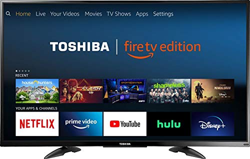 Book Cover Toshiba 43LF711U20 43-inch Smart 4K UHD with Dolby Vision TV - Fire TV Edition