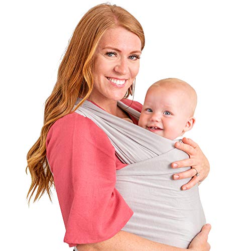 Book Cover WeeSprout Baby Wrap Carrier - Perfect Baby Carrier Wrap Sling for Newborn and Infant, Enhances Baby Bonding, Soft and Breathable, Ideal for Babywearing