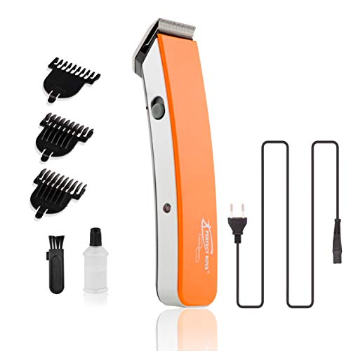 Perfect Nova (Device Of Man) PNHT-9046 Rechargeable Cordless Beard Trimmer for Men (Orange)