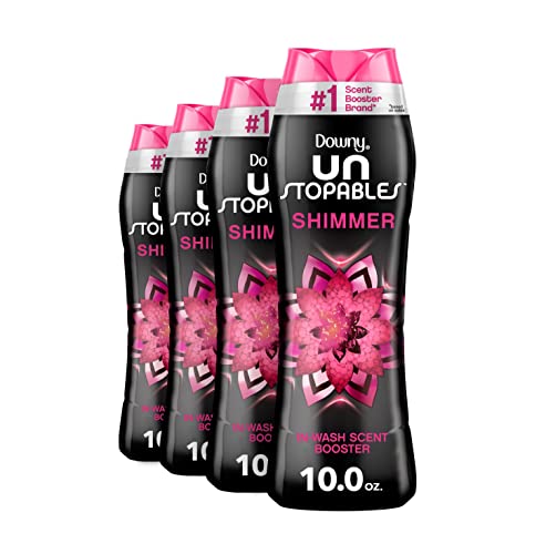 Downy Unstopables in-Wash Scent Booster Beads, Shimmer, 10 Ounce, 4 Count