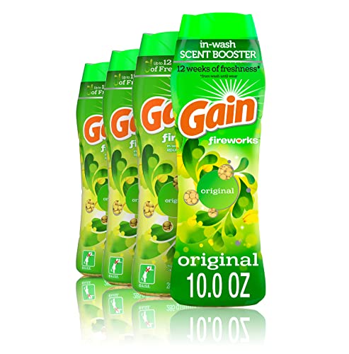 Gain Fireworks in-wash Scent Booster Beads, Original, 10 Ounce, 4 Count