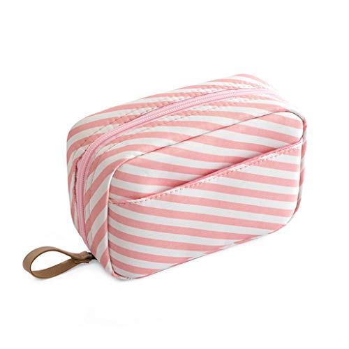 Makeup Bag Travel Cosmetic Bag Toiletry Bag Organizer Pouch Purse Travel Accessories,Pink
