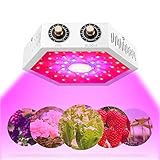 Moobibear COB LED Grow Light 1000W Grow Lights for Indoor Plants Full Spectrum, Double Adjustable Switch Growing Lamps with Veg and Bloom for Greenhouse Basement Planting