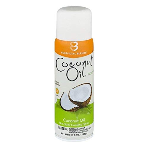 Beneficial Blends Refined Organic Coconut Oil Non-Stick Cooking Spray (Pack of 3)