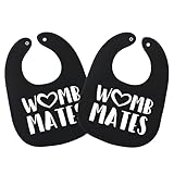 Twinstuff 100% Cotton Womb Mates Twin Bibs Set – Soft, Breathable, and Stylish for Boys and Girls – Ideal for Drooling, Feeding, and Teething – Providing Ultimate Comfort for Your Little Ones