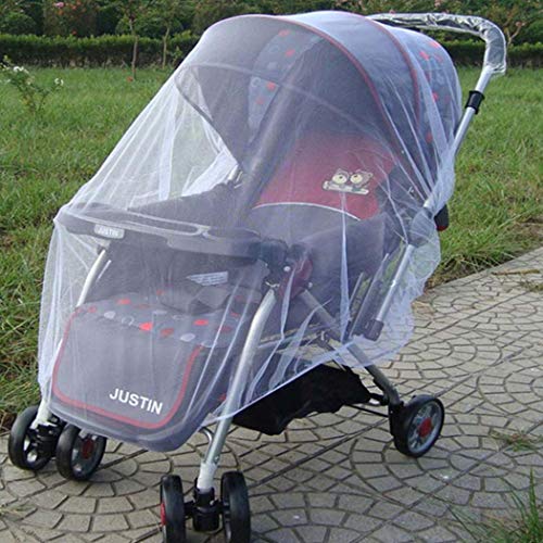 Ailler Baby Stroller Mosquito Net Ultra-Thin Breathable Fully Covered Infant Cart Net Crib Netting