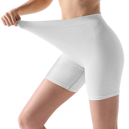 MELERIO Women Seamless Boyshort Panties, Comfortable Slip Shorts for Under Dress