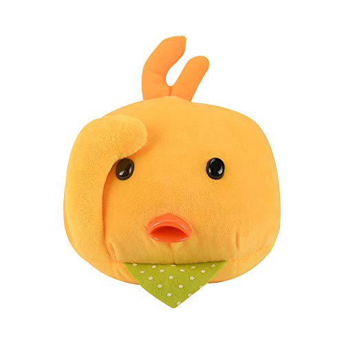 Parts3A Duckling Jump Ball,Multifunctional Interactive Plush Toys, Cartoon Jump Ball for Children's (Yellow)