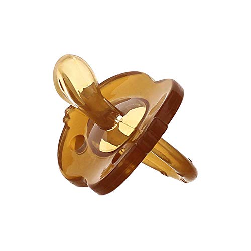 Sanren Newborn Pacifier, Baby Pacifier 0-6 Months Without BPA Natural Silica Gel