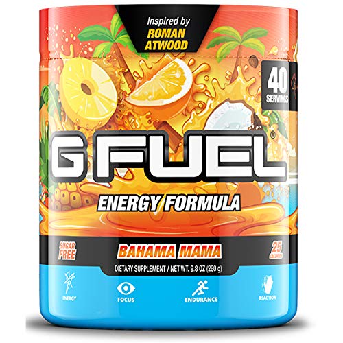 Book Cover G Fuel Bahama Mama Tub (40 Servings) Elite Energy and Endurance Formula 9.8 oz. Inspired by Roman Atwood