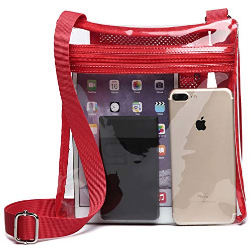 Clear Bag, F-color Clear Stadium BagConcert Purse for Women