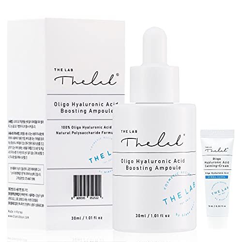 Blanc Doux Oligo Hyaluronic Acid Deep Hydrating Essence Ampoule Serum 1.01 fl. oz. VEGAN Certified Deeply Hydrating Moisturizer for Face | with Dry Sensitive Acne Prone Skin | Fine Lines