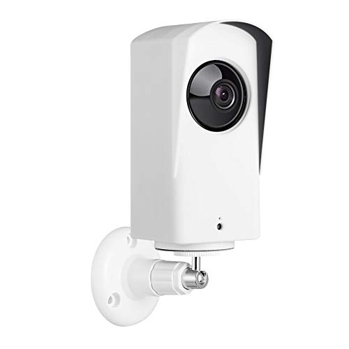 Wyze Cam Pan Silicone Case with Wall Mount Bracket, Caremoo Adjustable Protective Mounting Kit for Wyze Pan (White, 1 Pack)