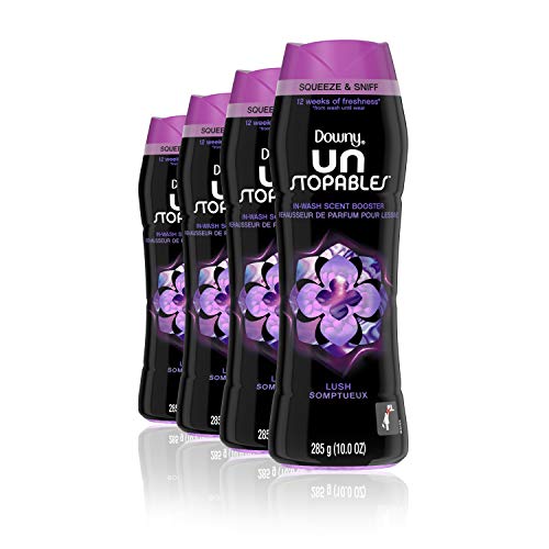 Downy Unstopables in-wash Scent Booster Beads, Lush, 10 Ounce, 4 Count