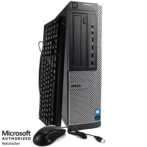 Desktop Computer PC Compatible with Dell OptiPlex 7010, Intel Quad Core i5 3.2GHz, 16GB RAM, 2TB Hard Drive, Keyboard, Mouse, DVD-RW Drive, New Periphio WiFi Adapter, Windows 10 Professional (Renewed)