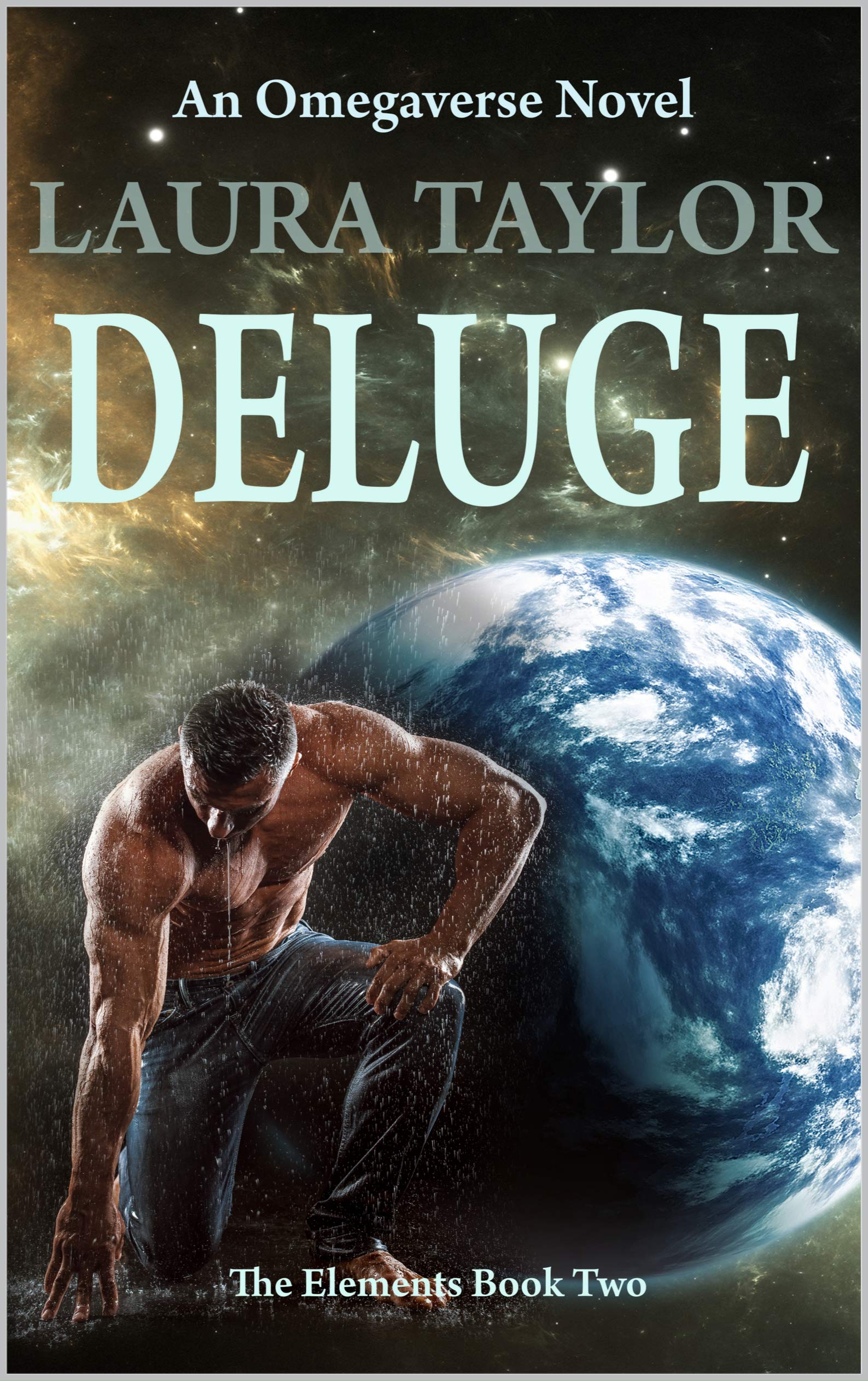 Book Cover Deluge: An MM Omegaverse Sci-fi Romance (The Elements Book 2)