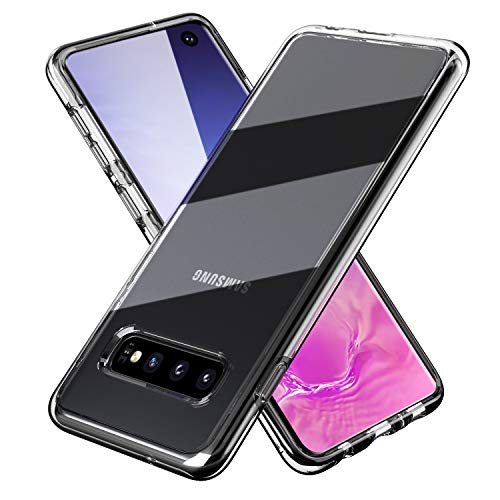 Crystal Clear Design for Samsung Galaxy S10 Case (2019) - Environmental Protection Materials Four Corner Airbag Fall Proof Transparent Protection Phone Case S10 (Tang Clear Samsung Galaxy S10)