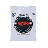 Martin Retro Acoustic MM13 Medium-Gauge Guitar Strings, Monel Nickel
