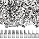 FANDAMEI 200 PCS 5mm Shelf Pins, Shelf Pegs, Metal Nickel Shelf Pins, Shelf Support Pegs, Cabinet Shelf Pegs, Shelf Pegs for Shelves, Shelf Pins 5mm, Spoon Shaped Cabinet Support Pegs Holder