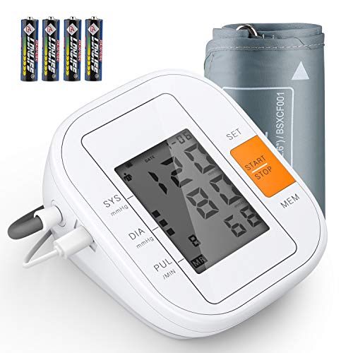 Book Cover COSANSYS Blood Pressure Monitor Upper Arm - Automatic Messure Blood Pressure and Heart Rate Puilse for Home Use with Larger LCD Display
