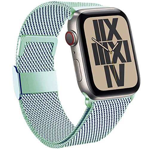 ADWLOF Compatible for Apple Watch Band 44mm Screen Protector Case, Sports Wristband Strap Replacement Band with Protective Case Compatible for iWatch Series 5/4,Colorful