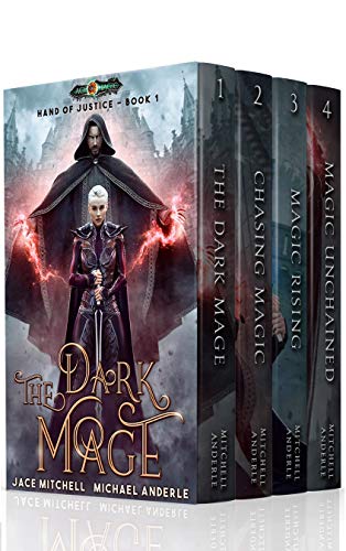 Book Cover Hand of Justice Boxed Set (Books 1 - 4): The Dark Mage, Chasing Magic, Magic Rising, Magic Unchained
