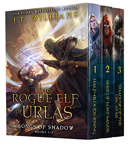 Book Cover The Rogue Elf of Urlas: Songs of Shadow (Half-Elf Chronicles Boxset Book 1)