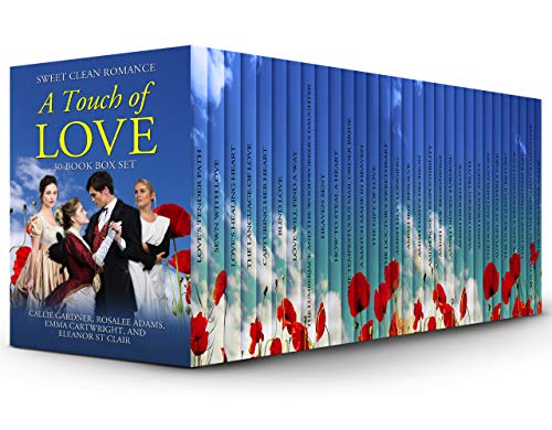 Book Cover A Touch of Love: 30 Book Box Set of Sweet Clean Romance Stories: Mail Order Bride, Historical Romance, Western Romance, Regency Romance, Amish Romance, Inspirational Romance