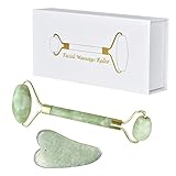 Jade Roller and Guasha Eye Roller for Face