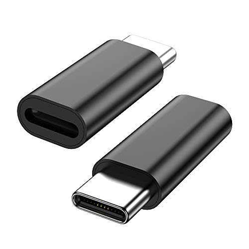 USB-C Adapter - iOS Cable (Female) to USB Type C (Male) - Charging Adapter for Galaxy S10 Note 9 Pixel 3 and More (NOT for Data Transfer/Headphone/Fast Charge, Charging Only)