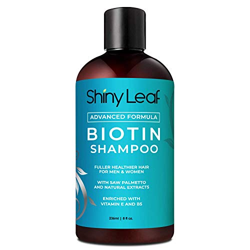 Biotin Shampoo For Hair Growth With DHT Blockers, Sulfate-Free, Paraben-Free, Thickening Shampoo, For Thicker and Fuller Hair, Hair Loss Shampoo, For Men and Women