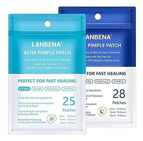 Book Cover Acne Patches, LANBENA Acne Treatment Pimple Patches for Removing Acne and Healing Acne Pimple Treatment for Absorbing the Secretions Skin Spot Treatment with Tea Tree Oil (acne patches 2)