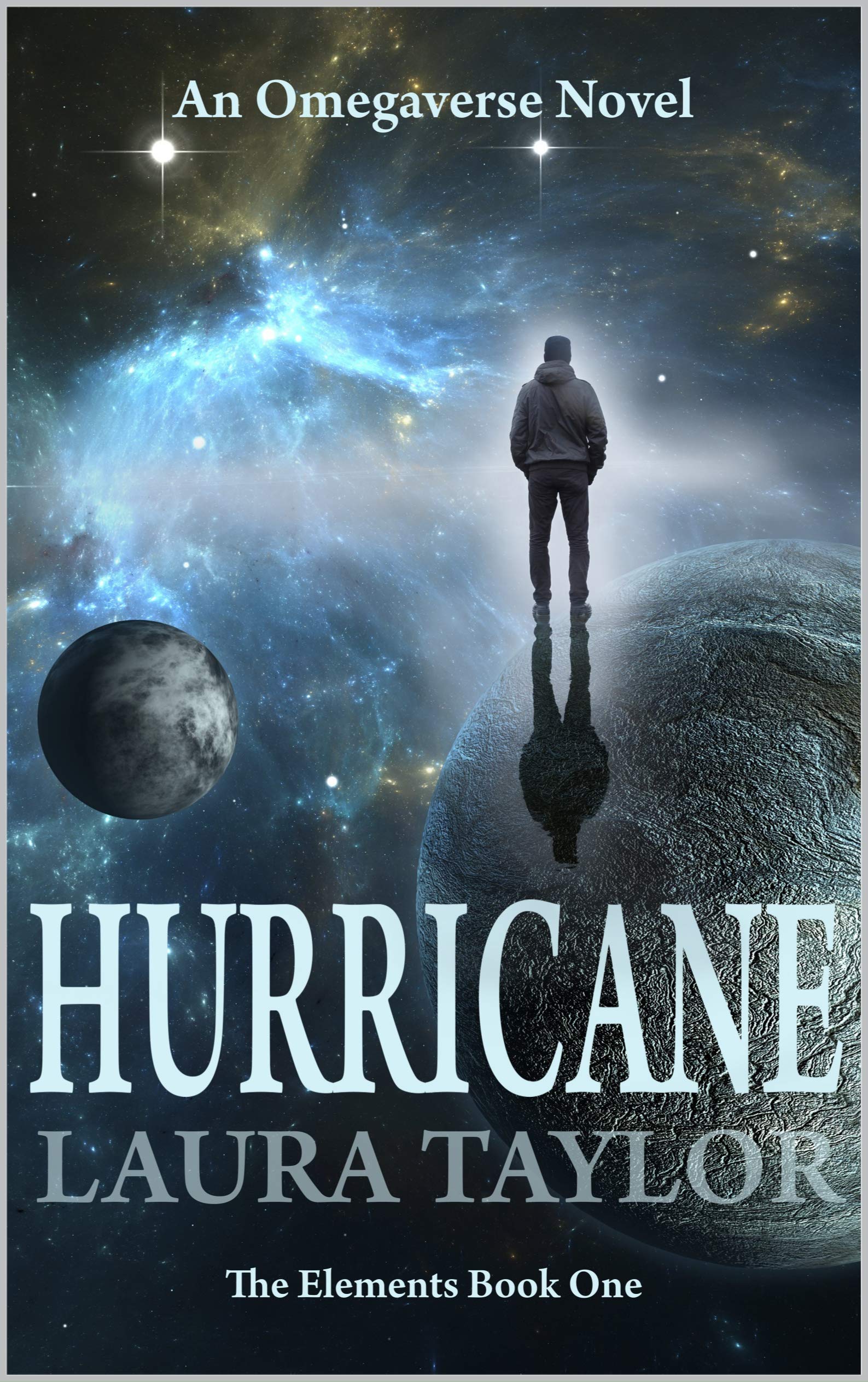 Book Cover Hurricane: An MM Omegaverse Sci-fi Romance (The Elements Book 1)