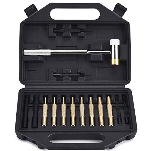 BUSSTAN Gunsmithing Tools Gunsmith Hammer and Brass Punch Gun Smithing Tool Set Kit