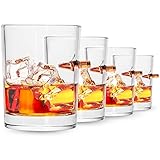 Lucky Shot - .308 Caliber - Whiskey Glasses With Bullet Stucks in Glass | Whiskey Lovers Gift for Men | Boyfriend Gift | Rocks Glasses | Original Handcrafted Embedded Bullet Barware (Set of 4) (10 oz)
