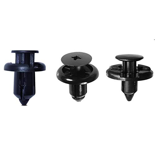 Noseeba Push Type Retainer Fasteners Rivets Clips Compatible with Subaru OEM Upgrade 3 Sizes -7mm 8mm 10mm-90PCS-90914-0007 90913-0067 90914-0051