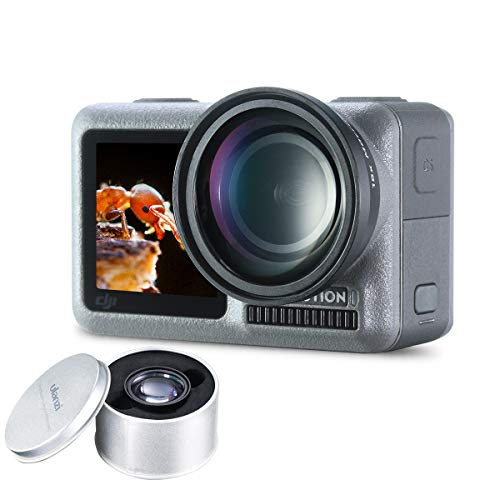 ULANZI OA-5 OSMO Action Marco Lens Aluminum Alloy 15X Super Marco Lens Close-Up for DJI OSMO Action Camera Photography Videomaking Accessories