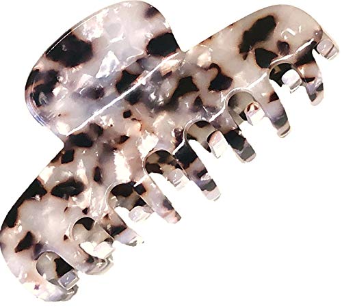 YOU BEAUTIFUL, Large Hair Claw Clip 4.1", Exquisite Colors, Strong Hold Celluloid French Butterfly Jaw Clips For Women, Hairclip With Protective Jewelry Bag