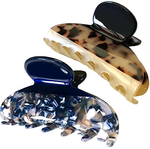 YOU BEAUTIFUL, Stylish Hair Claws, Strong Hold Butterfly Jaw Clamps and Clips for Women, Protective Jewelry Bag Included