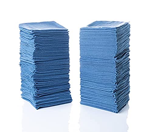 Simpli-Magic 79184 Shop Towels 14"x12", 50 Pack, Blue