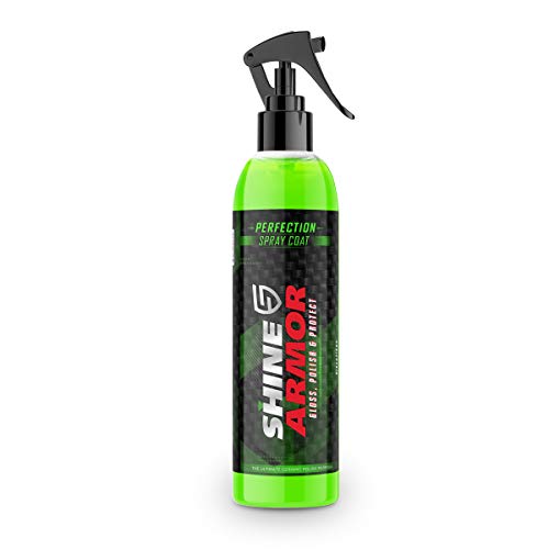 Shine Armor Perfection Spray - Car Polish Wax Sealant - Hydrophobic Top Coat - Car Wax Spray & Sealant - Ceramic Coating Spray - Car Shine