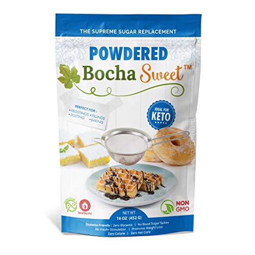 Book Cover BochaSweet Powder Sugar Substitute (16 oz): The Supreme Sugar Replacement