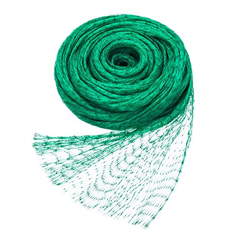 Tukuos Bird Netting for Plants and Fruit Trees Belosi Nylon Garden Netting with 3/5 Inch Mesh - 33Ft x 13Ft