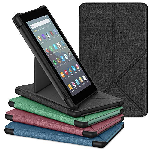 DTTO Case Fits All-New Amazon Fire 7 Tablet Case Folio Stand Smart Cover for 7-inch Tablet 9th Generation 2019[Auto Sleep/Wake], Black
